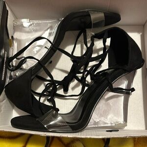 Fashionova Magnetic Attraction Wedges Black size 8.5